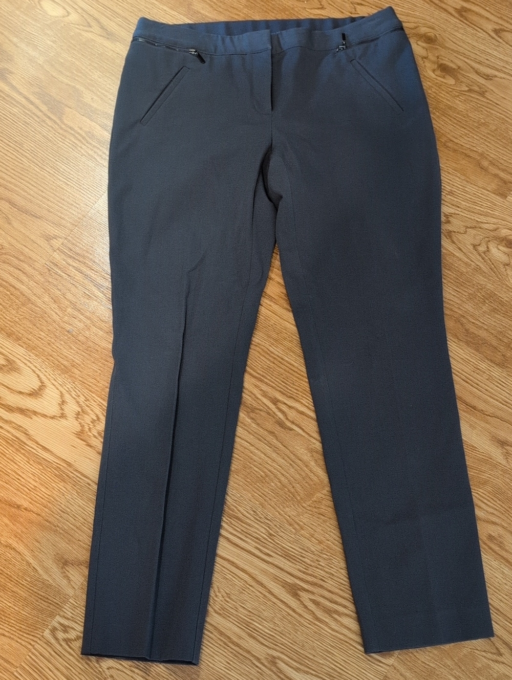 NWOT Women's Alfani Straight Leg Dress Pants Dark Gray Size 10